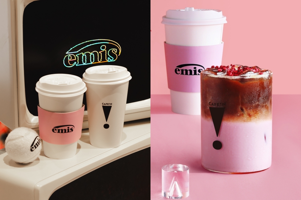CAFE!N × emis 聯名快閃台中勤美誠品綠園道　玫瑰覆盆莓霜淇淋、拿鐵獨家推出